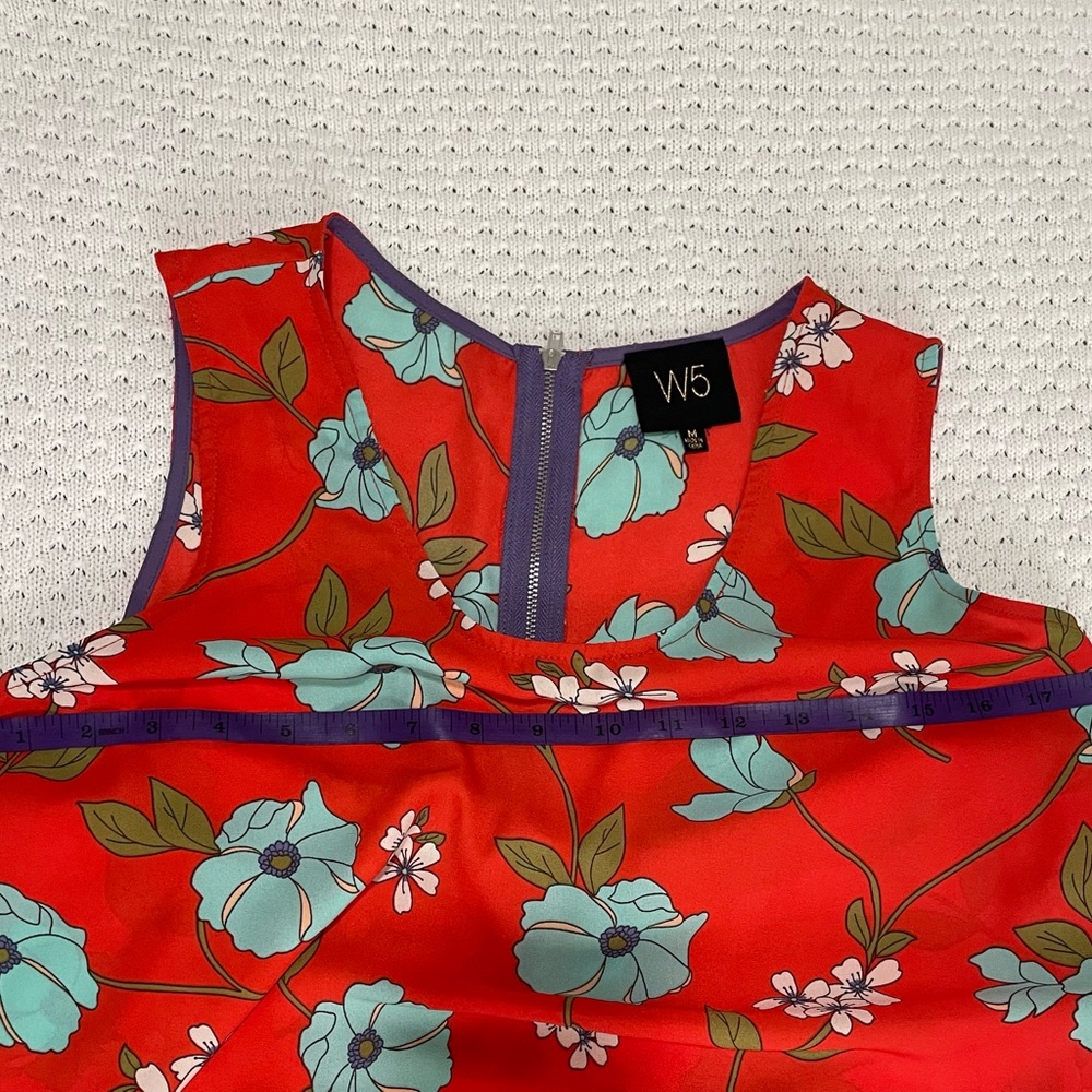 W5 women’s sleeveless high low blouse - Picture 6 of 8